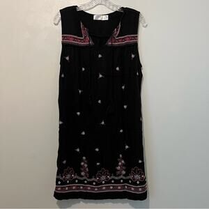 Time and Tru Sleeveless Casual Boho Midi Dress | Women’s Size Large